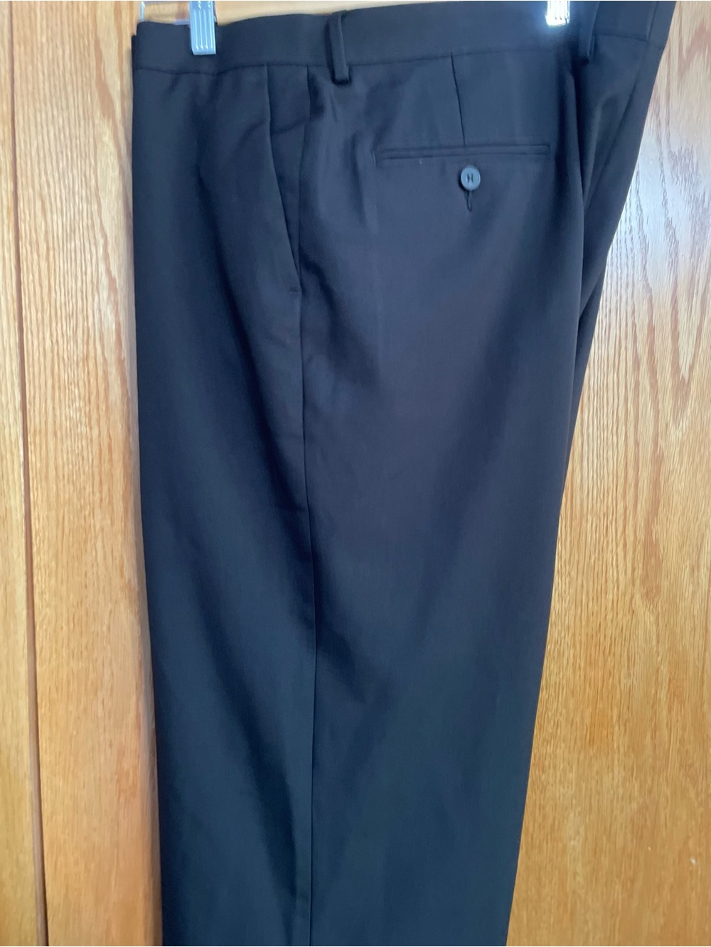 Haggar Black Premium Straight Fit Dress Pant 40x32